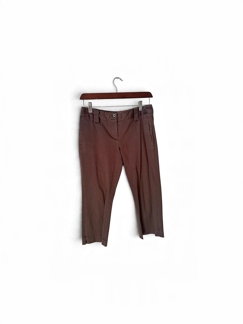 RW&CO. Striped Trousers Brown Size 6 Like New